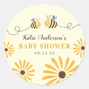 Sweet Custom Sunflower & Honey Bee Baby Shower Decorations - Katie J Design  and Events