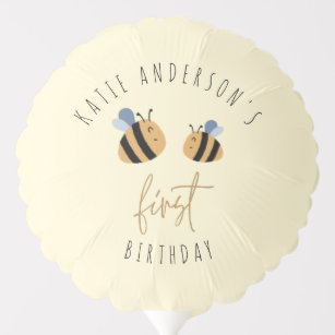 K KUMEED Bee Party Decorations Bee Party Supplies With Happy Bee Day Banner  & Bumblebee Honeycomb
