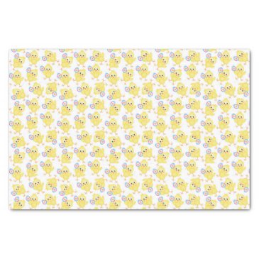 Cute Yellow Chick Pattern | Easter Tissue Paper