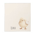 Cute Yellow Chicken Notepad | Zazzle