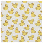 Cute Yellow Duck Baby Shower Ducky Pattern Fabric