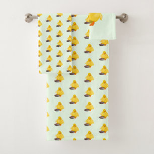 Cute Yellow Duck Bath Towels
