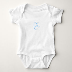 Cute Yellow Duck Monogram Baby Girl Bodysuit
