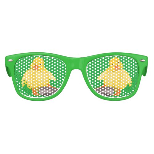 Cute Yellow Duck Sunglasses _ Fun Painting