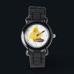 Cute Yellow Duck Watch<br><div class="desc">Cute Yellow Duck Watches for Kids ( or Choose Color and Style ) - MIGNED Painting - Customizable / Transferable</div>