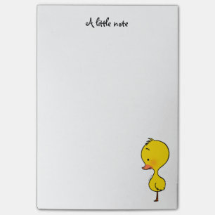cute yellow duckling post-it notes