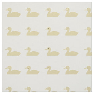 Cute Yellow Ducks Nursery Pattern Fabric