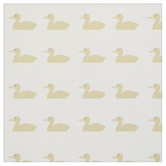 Cute Yellow Ducks Nursery Pattern Fabric