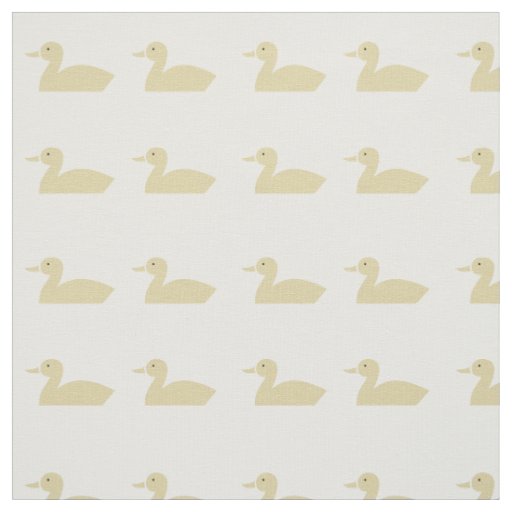 Cute Yellow Ducks Nursery Pattern Fabric