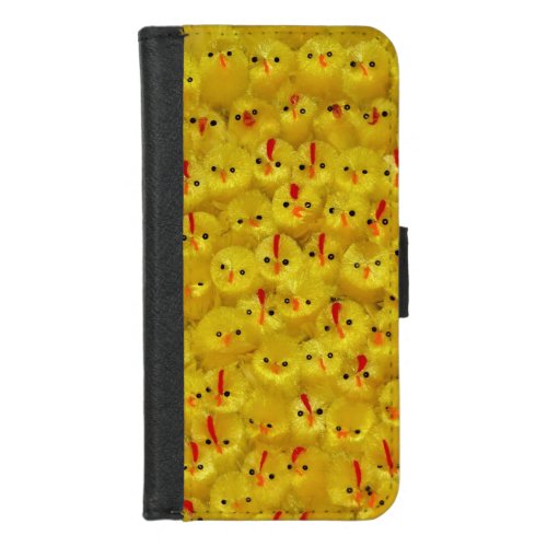 Cute Yellow Easter Chicks iPhone 87 Wallet Case