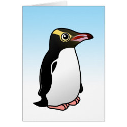 Yellow-eyed Penguin Greeting Card