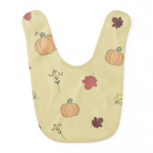 Cute Yellow Fall Pumpkin Print 
