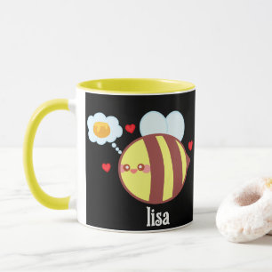 Cute Yellow Honey Bee Bumble Bee Mug