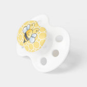 Cute Yellow Honey Bee Bumblebee Pacifier (Front Right)