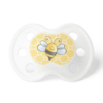 Cute Yellow Honey Bee Bumblebee Pacifier