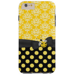 Cute Yellow Ladybug iPhone 6 Plus case