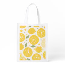 Cute Yellow Lemon Minimalist Fruit Pattern