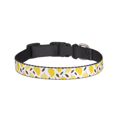 Cute Yellow Mango Pattern Pet Collar