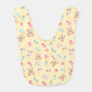 Cute yellow pastel bib