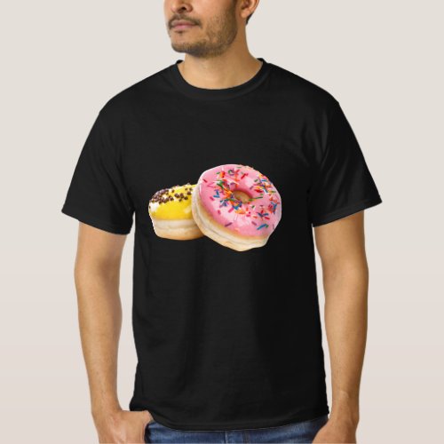 Cute Yellow Pink _ Rosy Donut Stack T_Shirt