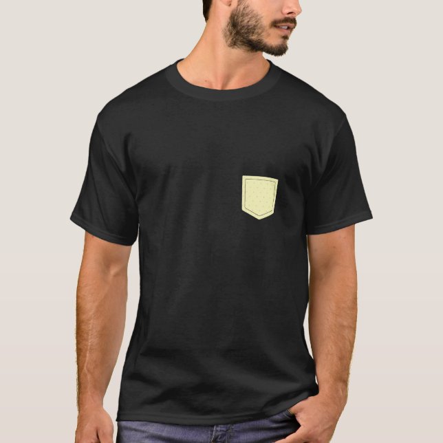 Cute Yellow Pink Tiny Polka Dot Minimalist Aesthet T-Shirt (Front)