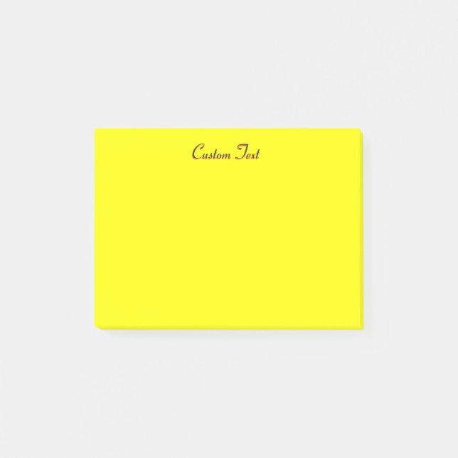 Cute Yellow Post-it Notes (Front)