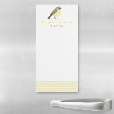 Cute Yellow Robin - Personalized 
