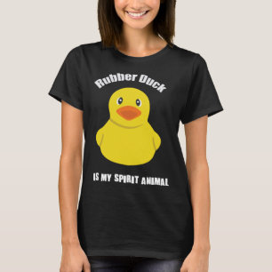 Cute Yellow Rubber Duck Spirit Animal T-Shirt