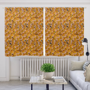 Cute Yellow Rubber Ducks Pattern Blackout Curtains