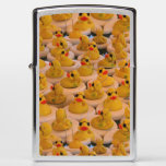 Cute Yellow Rubber Ducks Pattern Zippo Lighter at Zazzle