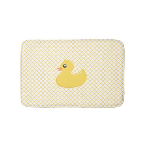 Cute Yellow Rubby Ducky Bath Mat