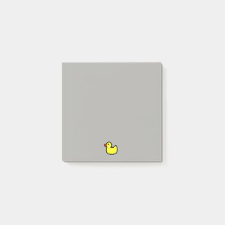 Cute Yellow Rubby Ducky Notes