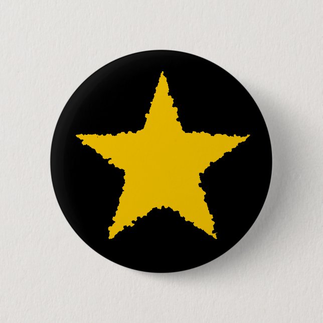 Cute yellow star button (Front)