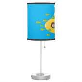 Cute yellow submarine fish cartoon illustration table lamp (Left)
