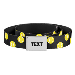 Cute yellow tennis ball belt Birthday gift idea