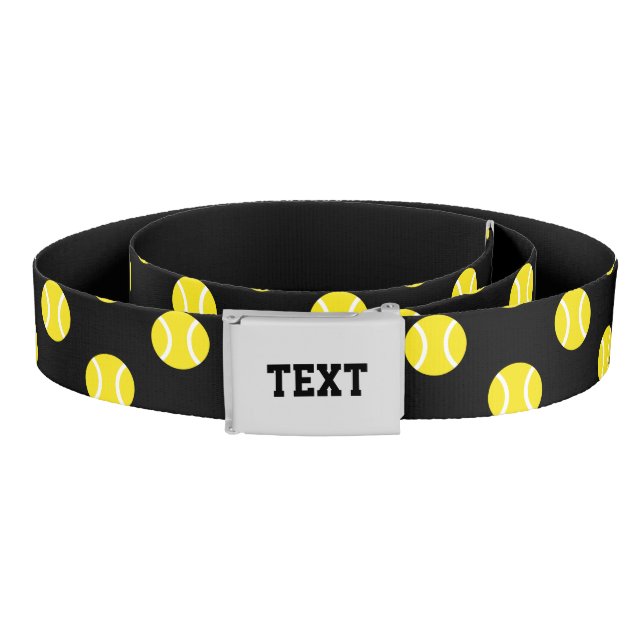 Cute yellow tennis ball belt Birthday gift idea (Coil)
