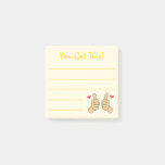 Cute Yellow Thumbs Up You Got This Quote  Post-it Notes