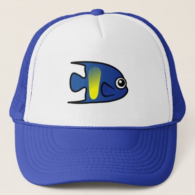 Cartoon Yellowbar Angelfish Gifts for Aquarists & Scuba Divers