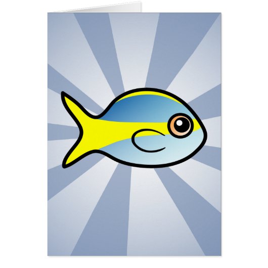 Cute Yellowtail Snapper Cards (Front)