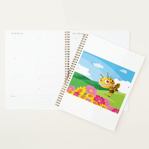  Cute Yet Creepy Monster Bee in a Flower Field  Planner