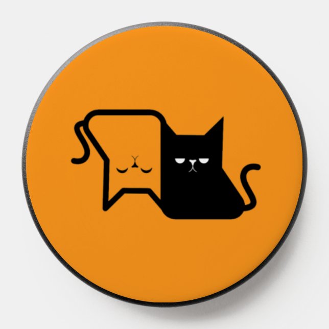 cute ying yang twin cats popsocket (Popsocket)