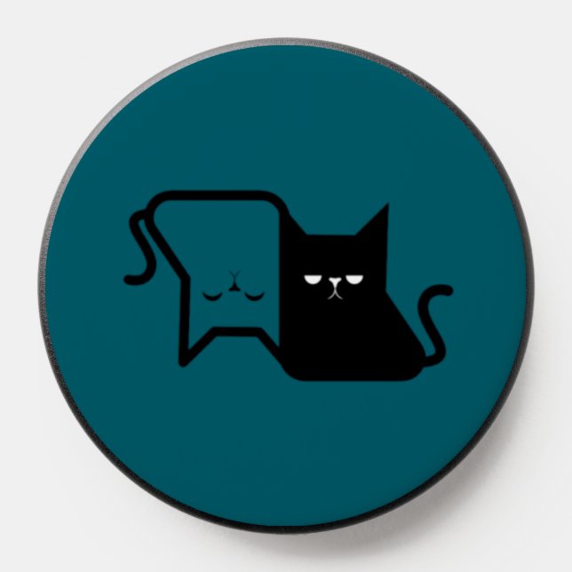 cute ying yang twin cats popsocket  (Popsocket)