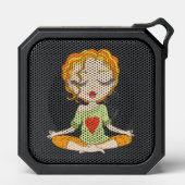 Cute Yoga Girl | Orange Hair Bluetooth Speaker (Front)