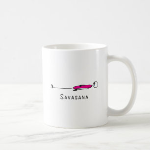 Cute Yoga Stick Figure Coffee Mug