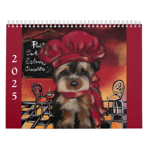 Cute Yorkie  Calendar