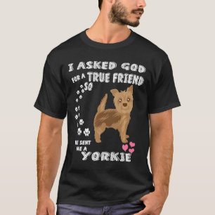 Cute Yorkie Gift For Yorkshire Terrier Dog Owner Y T-Shirt