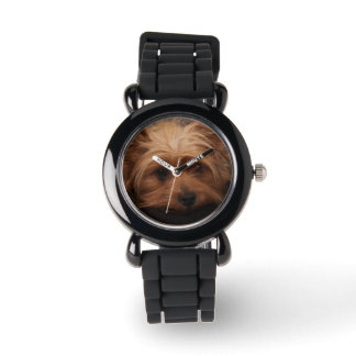 Cute Yorkie Glitter Watch