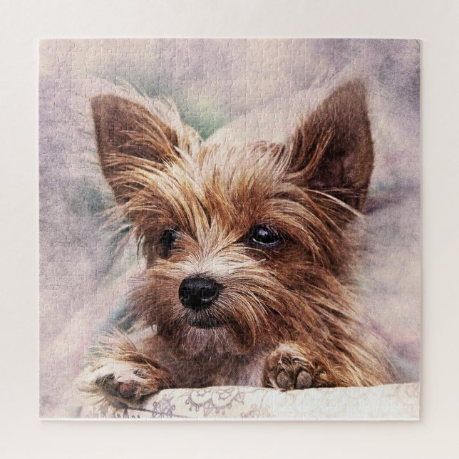 Cute Yorkie Jigsaw Puzzle (Vertical)