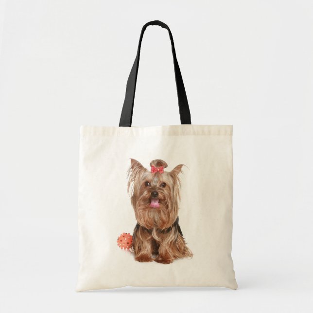 Cute Yorkie Mom Puppy Dog Gifts Yorkshire Terrier  Tote Bag (Front)