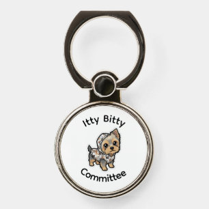 Cute yorkie popsocket phone ring stand